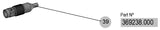 1/4" BSP (F) Manual Turn Narrow Brass Tip for Samoa PA40/EC30 Oil Control Gun (CPE369238.000)