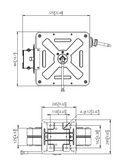 Reelworks 2910 Series Enclosed Spring Rewind Air/Water/Oil Hose Reel - 10m x 1/2" (CPEC2910-8104)