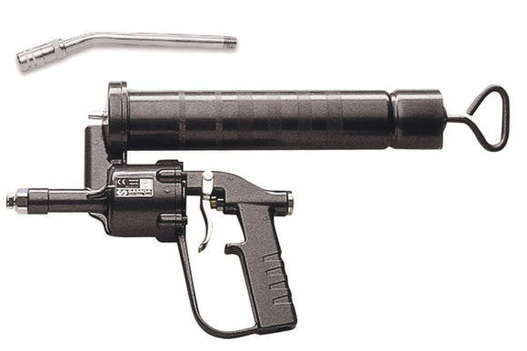 Hand Held Air Operated Grease Gun With Rigid Stem & 4-Jaw Connector (CPE168601)