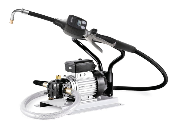 SAMOA® 230v AC Portable Electric Oil Pump Kit - 780 watt - 24 bar - 11 litre/min with metered control gun & bracket (CPE562010)