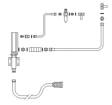 Orion® 1:1 Ratio Wall Mounted Waste Oil Pump Kit (CPE6025)