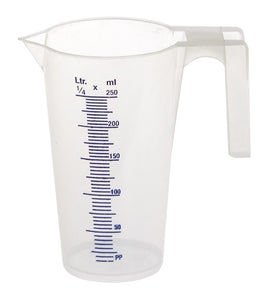 SAMOA Graduated Plastic Measuring Jug - 0.25 Litre Capacity (CPE678025)