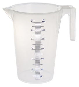 SAMOA Graduated Plastic Measuring Jug - 3 Litre Capacity (CPE678300)