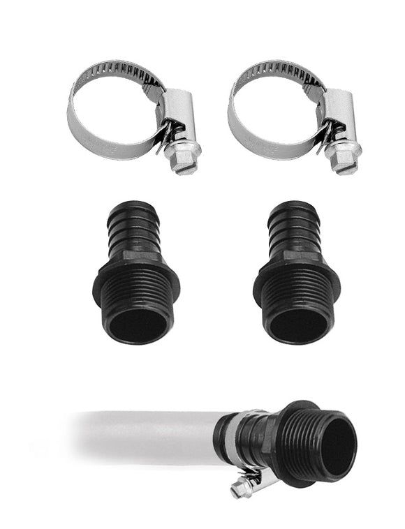 SAMOA Polypropylene Hose Tail Connection Kit for AdBlue®/DEF or Diesel - ø 25mm, 1