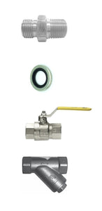 Connections and 'Y' Strainer Kit For Use With 1/2" Oil Hose Reels (CPEBAYKIT7)